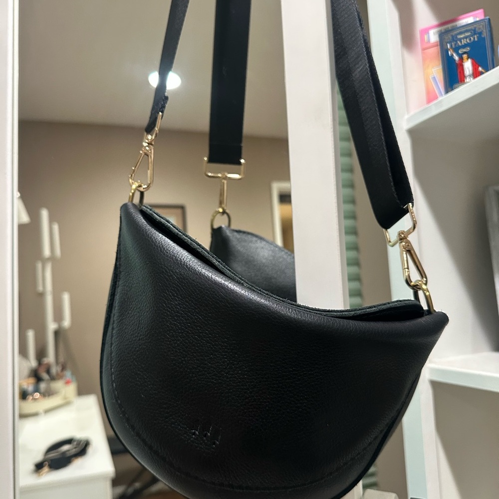 PLG Black Medium Koala Sling Bag